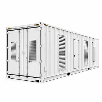 Containerized battery enclosure