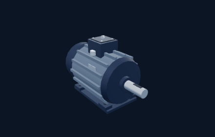 An AC induction motor